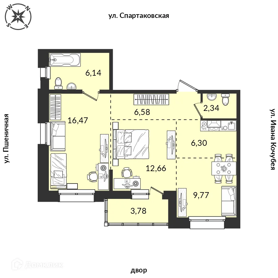 Фото квартиры в ЖК Источник