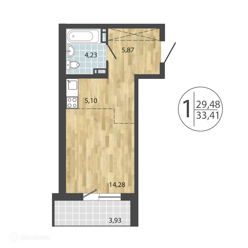 Фото квартиры в ЖК ЛЕРМОНТОВ ПАРК
