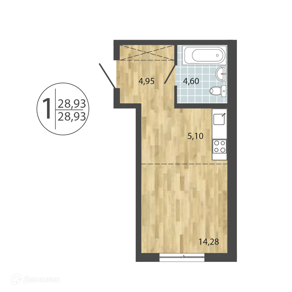 Фото квартиры в ЖК ЛЕРМОНТОВ ПАРК