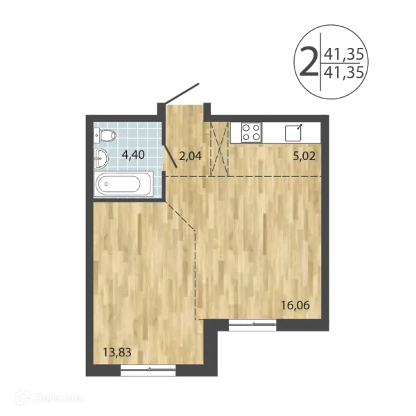 Квартира в ЖК ЛЕРМОНТОВ ПАРК