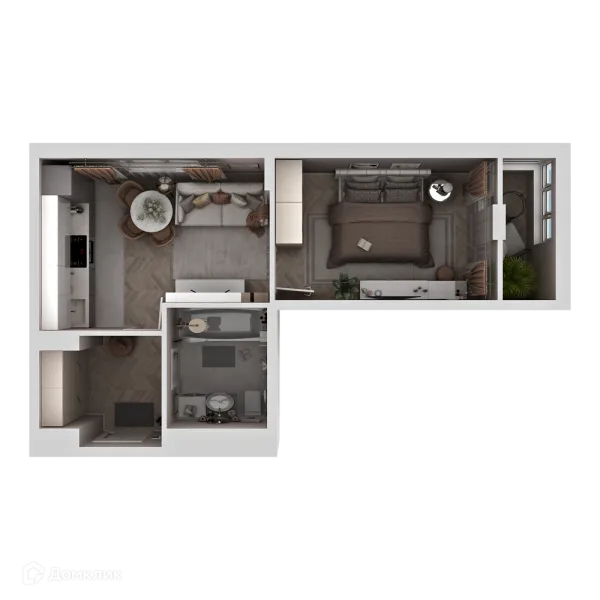 1 комн. в ЖК "Новые горизонты на Пушкина"