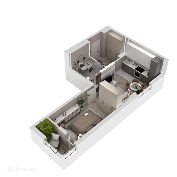 1 комн. в ЖК "Новые горизонты на Пушкина"