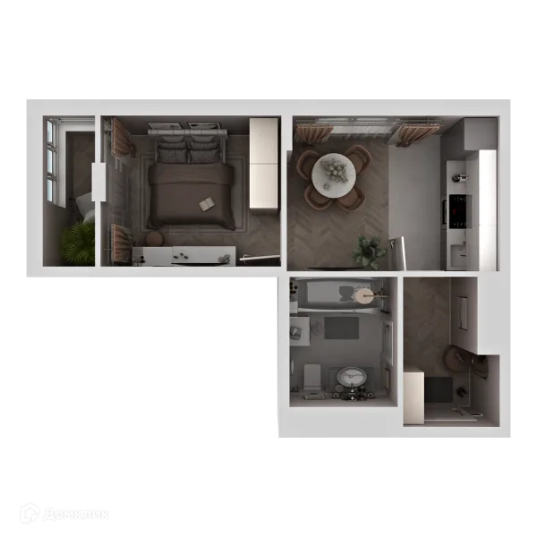 1 комн. в ЖК "Новые горизонты на Пушкина"