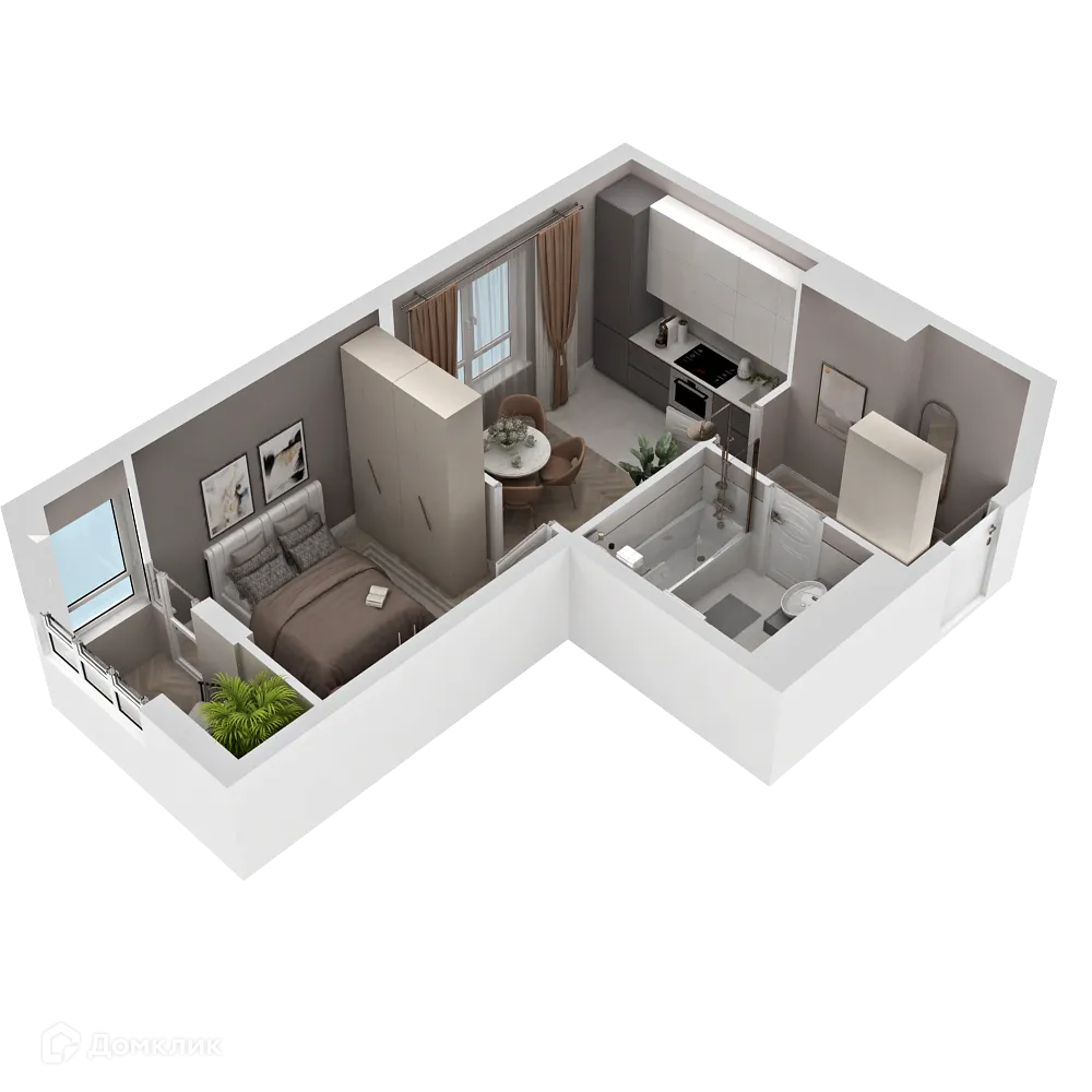 Фото квартиры в ЖК "Новые горизонты на Пушкина"