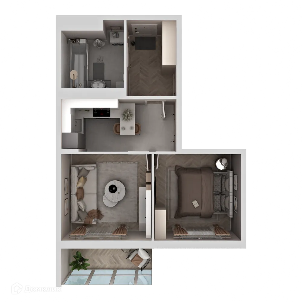 Фото квартиры в ЖК "Новые горизонты на Пушкина"