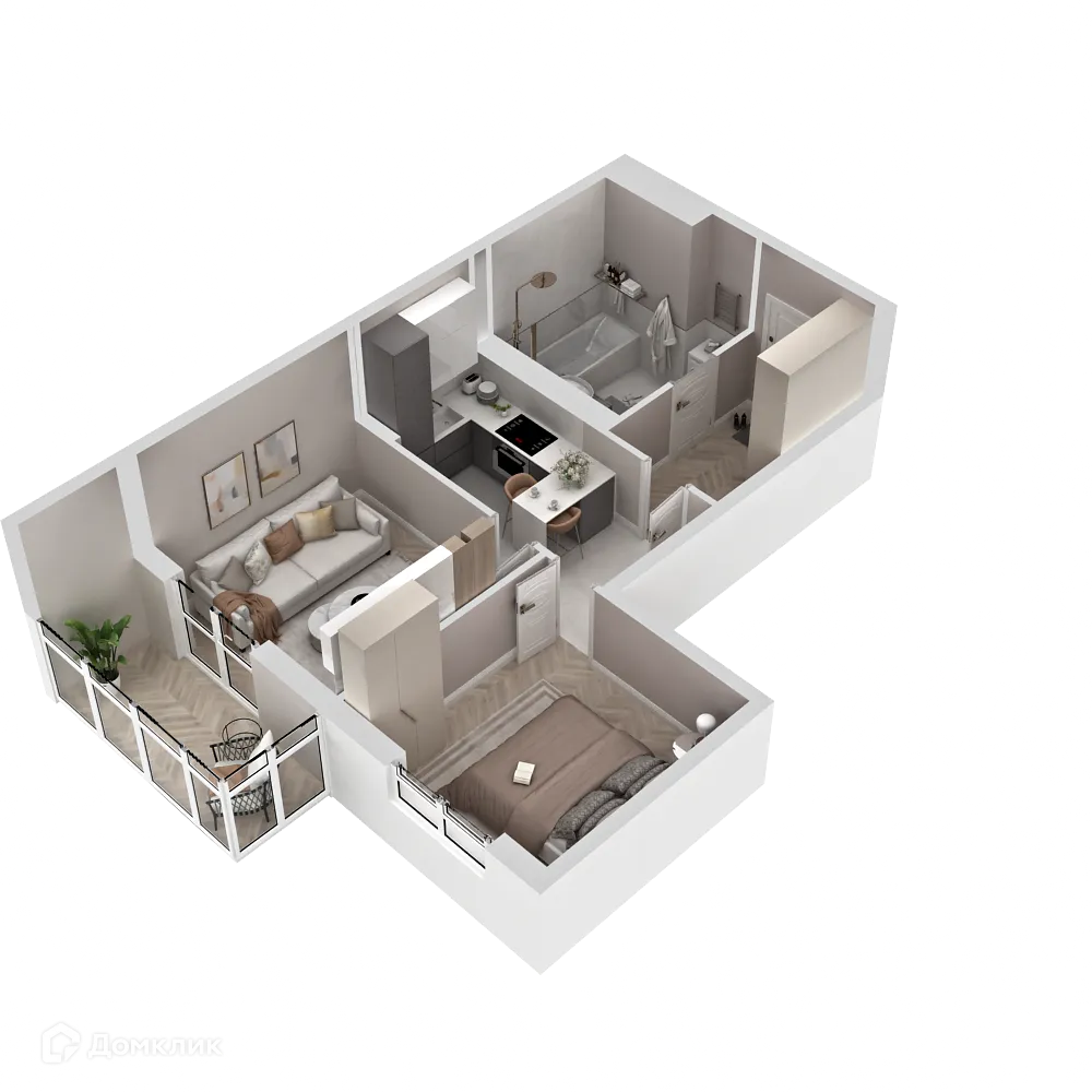 Фото квартиры в ЖК "Новые горизонты на Пушкина"