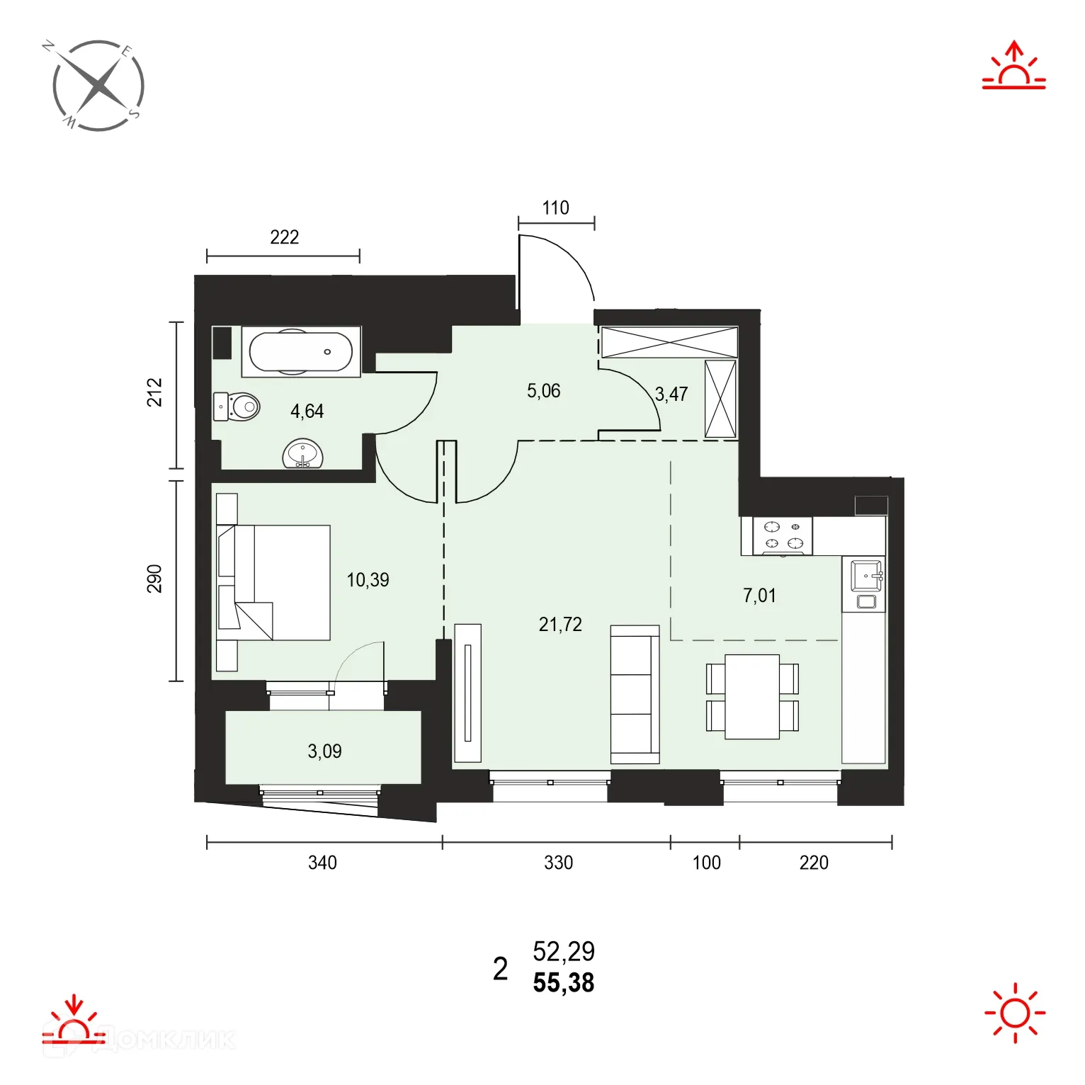 Фото квартиры в ЖК АВТОР