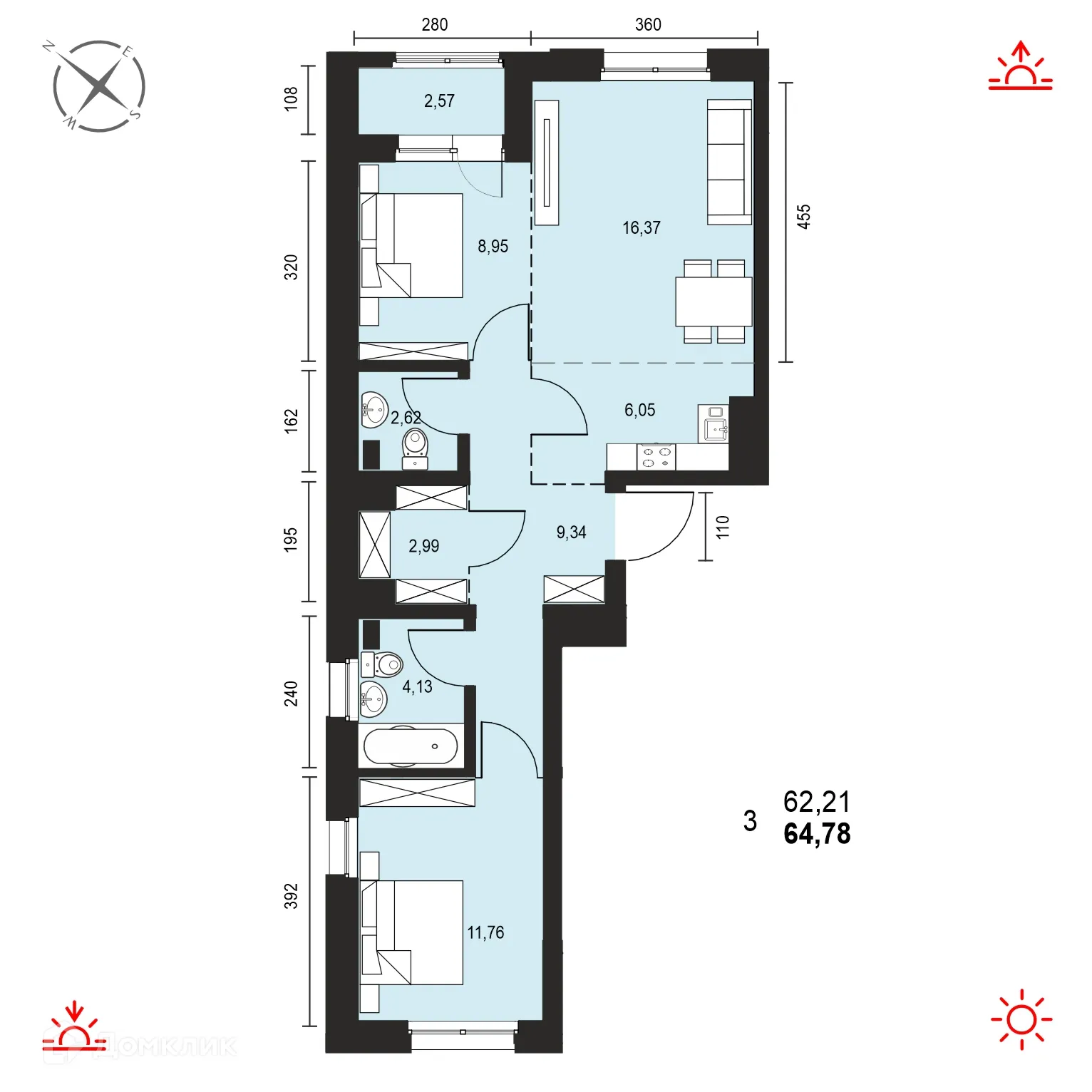 Фото квартиры в ЖК АВТОР