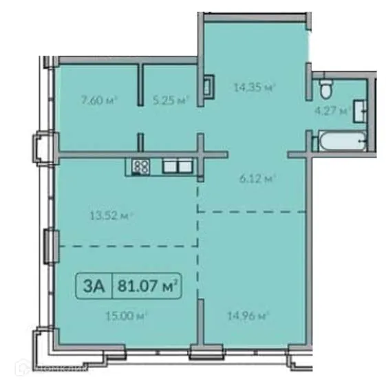 Фото квартиры в ЖК Скайлайн