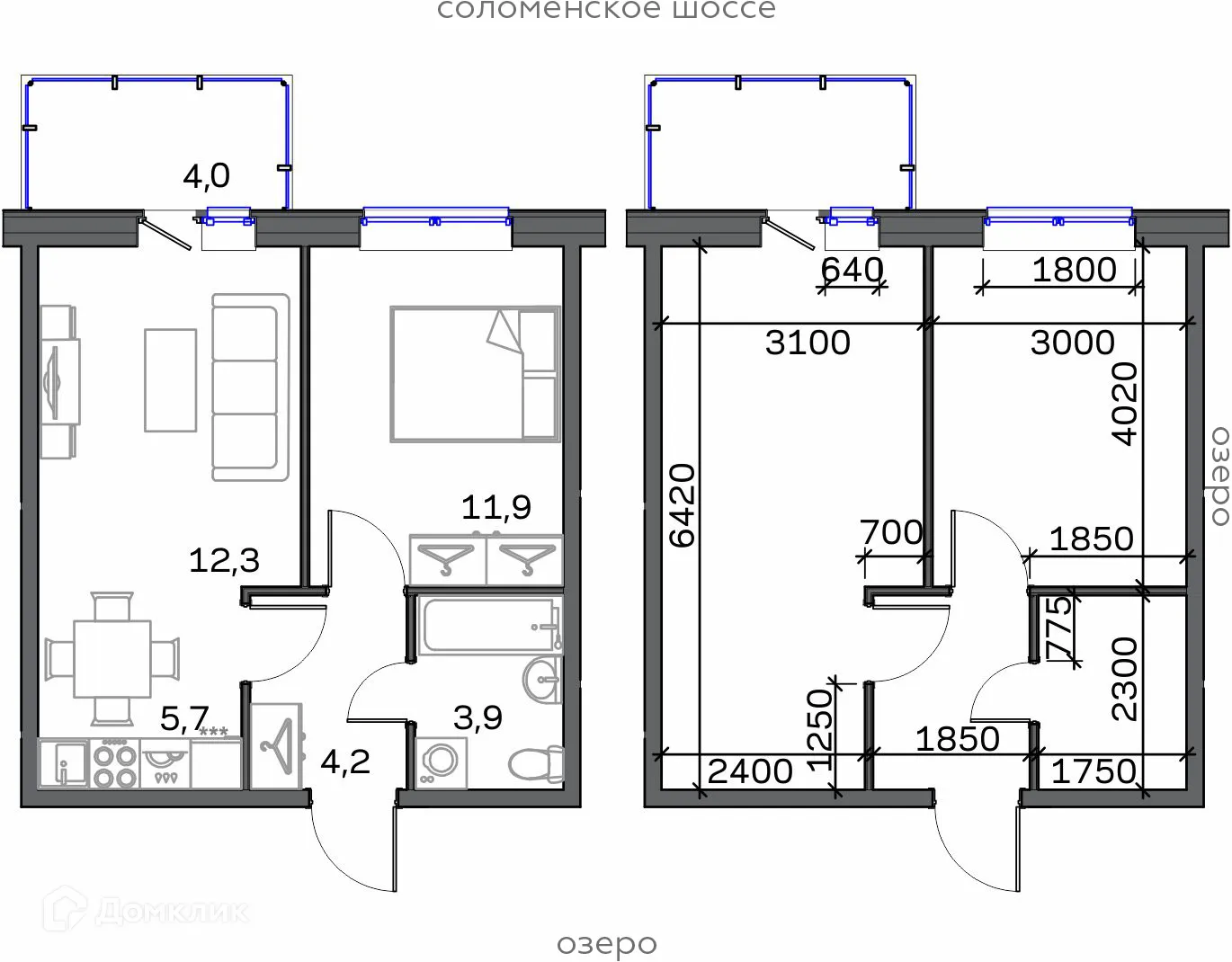 Фото квартиры в ЖК "TALOJARVI город у воды (Талоярви)"