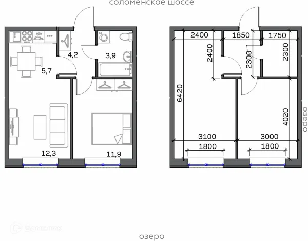 Квартира в ЖК "TALOJARVI город у воды (Талоярви)"