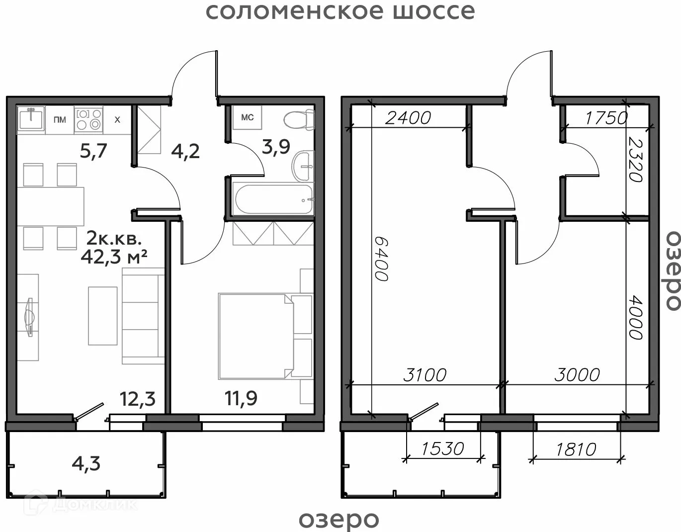 Фото квартиры в ЖК "TALOJARVI город у воды (Талоярви)"