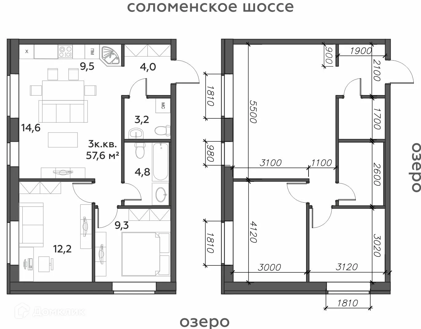 Фото квартиры в ЖК "TALOJARVI город у воды (Талоярви)"