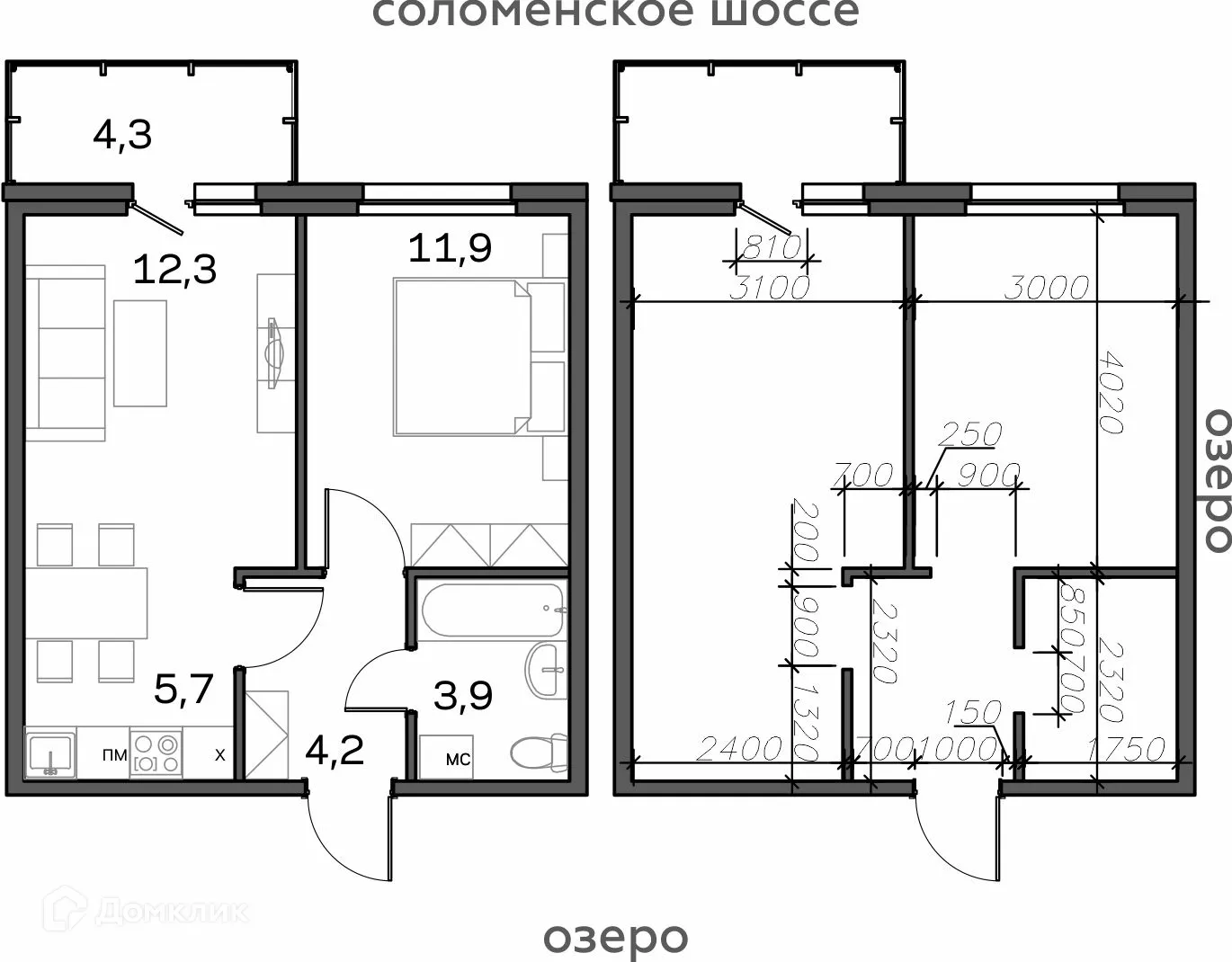 Фото квартиры в ЖК "TALOJARVI город у воды (Талоярви)"