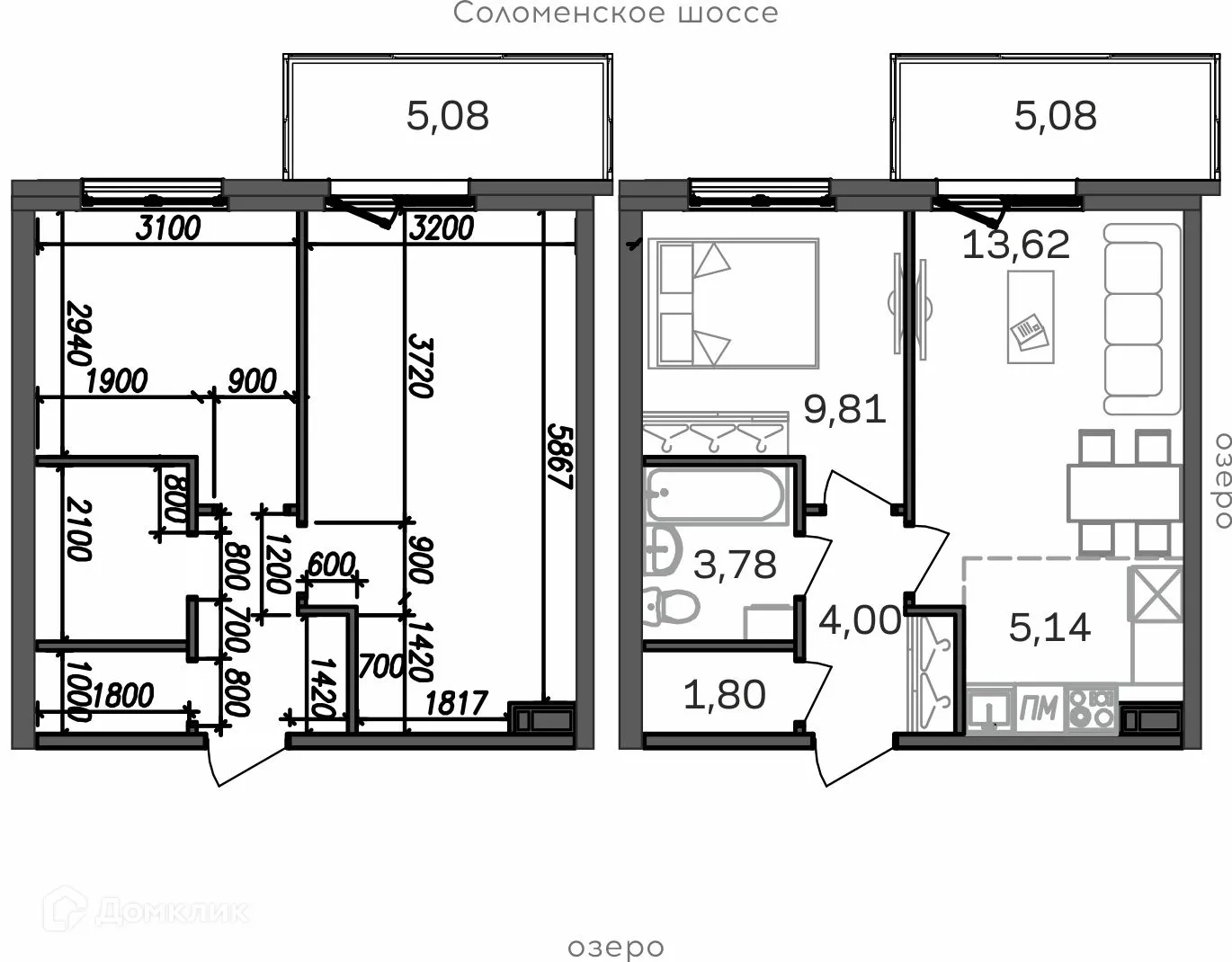 Фото квартиры в ЖК "TALOJARVI город у воды (Талоярви)"