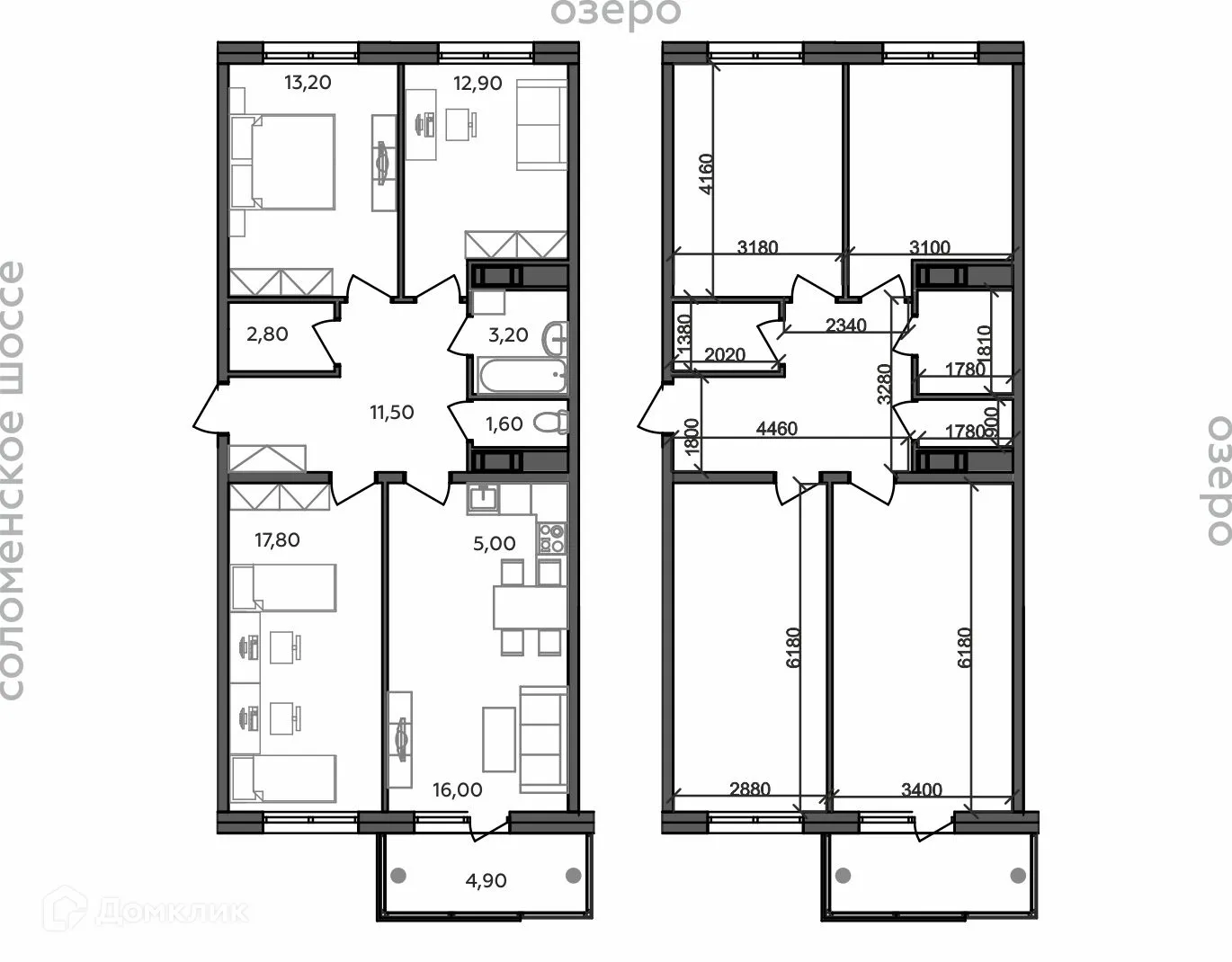 Фото квартиры в ЖК "TALOJARVI город у воды (Талоярви)"