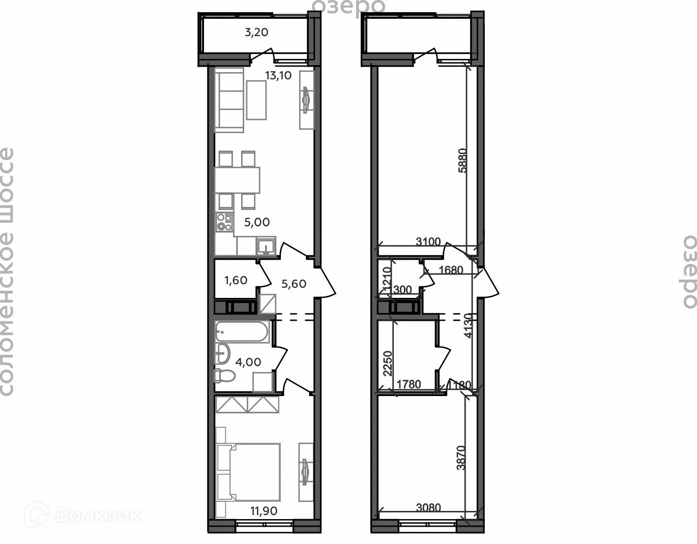 Фото квартиры в ЖК "TALOJARVI город у воды (Талоярви)"