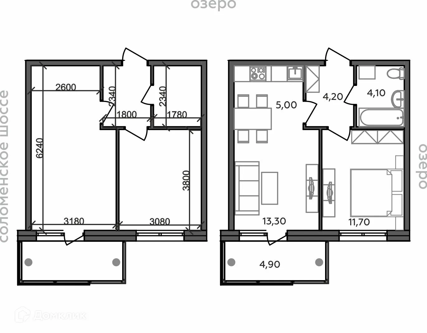 Фото квартиры в ЖК "TALOJARVI город у воды (Талоярви)"