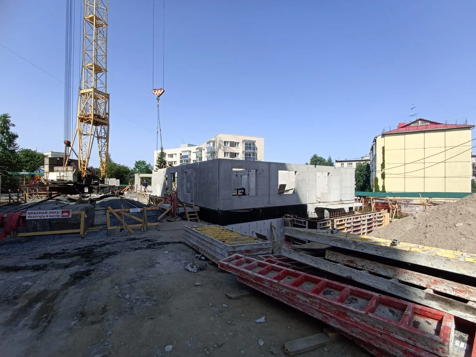 ЖК Дом на Мичуринской ход строительства