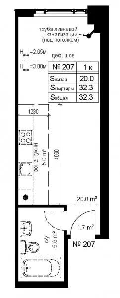 Фото квартиры в ЖК Престиж