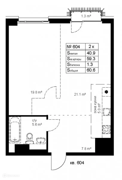 Фото квартиры в ЖК Престиж