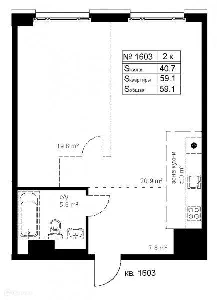 Фото квартиры в ЖК Престиж