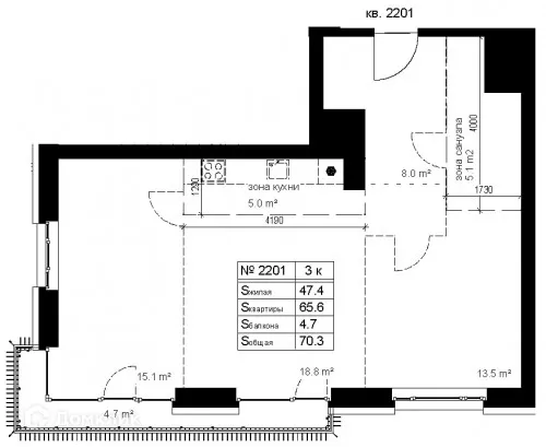 Фото квартиры в ЖК Престиж
