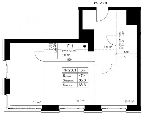 Фото квартиры в ЖК Престиж