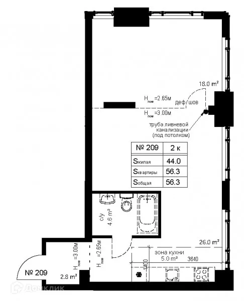 Фото квартиры в ЖК Престиж
