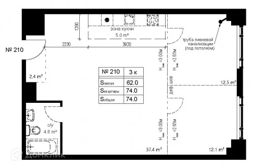 Фото квартиры в ЖК Престиж