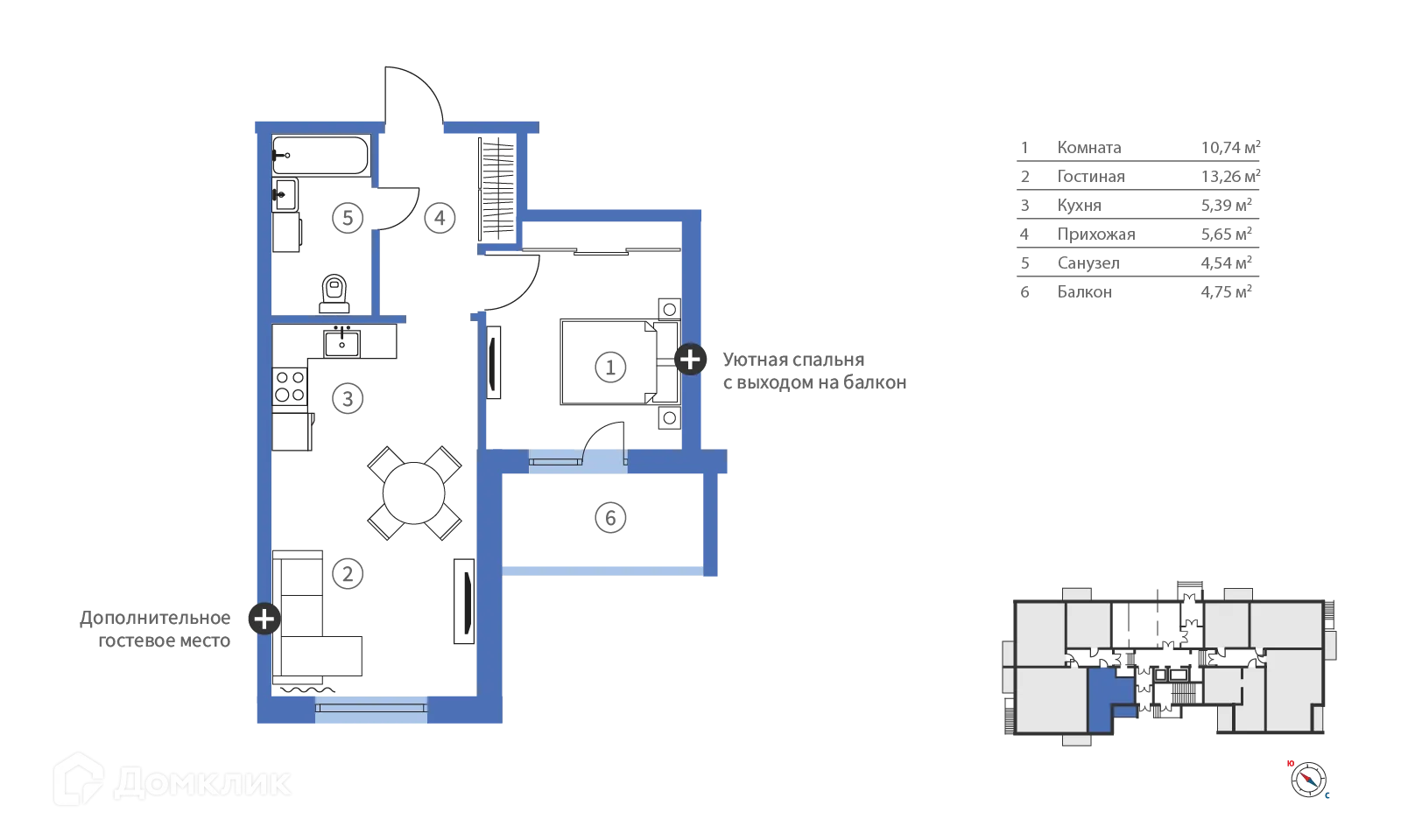 Фото квартиры в ЖК САМПО