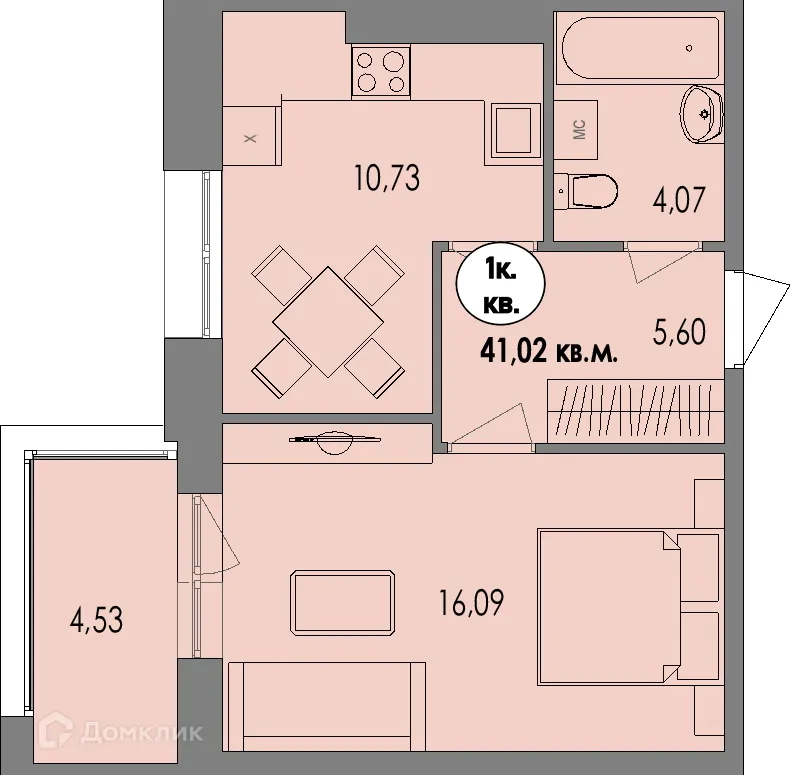 Фото квартиры в ЖК Равновесие