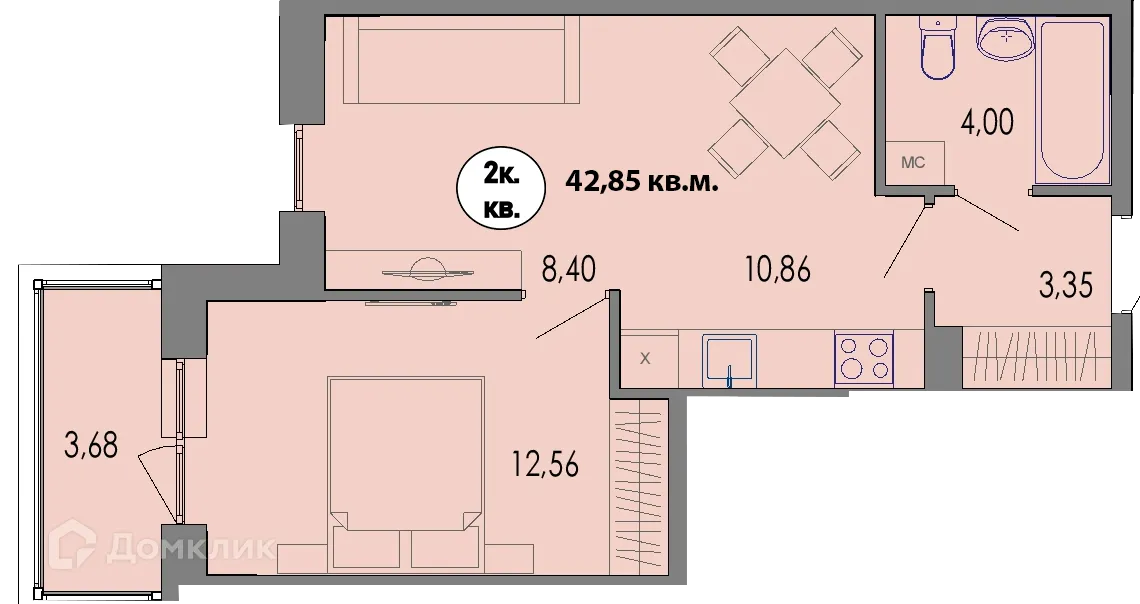 Фото квартиры в ЖК Равновесие