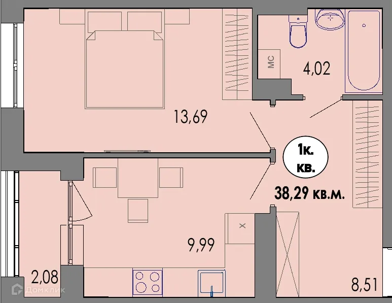 Фото квартиры в ЖК Равновесие