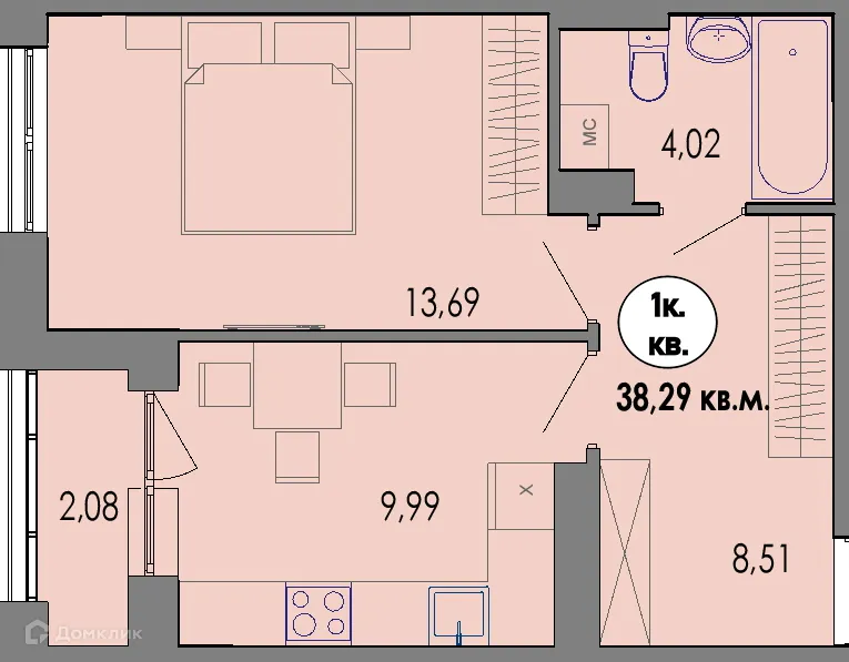 Фото квартиры в ЖК Равновесие