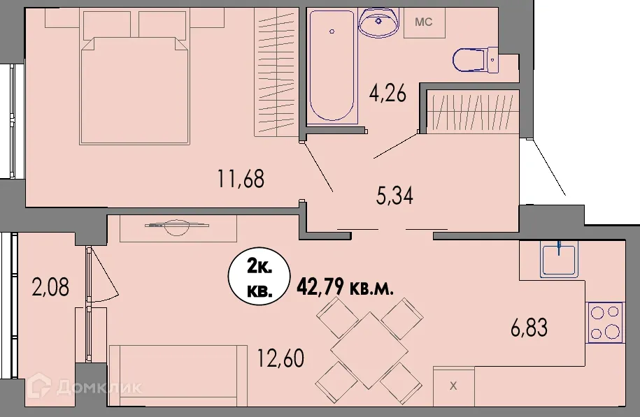 Фото квартиры в ЖК Равновесие