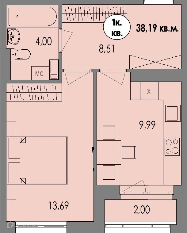 Фото квартиры в ЖК Равновесие