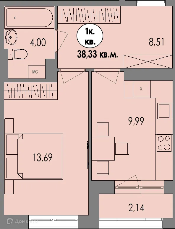 Фото квартиры в ЖК Равновесие