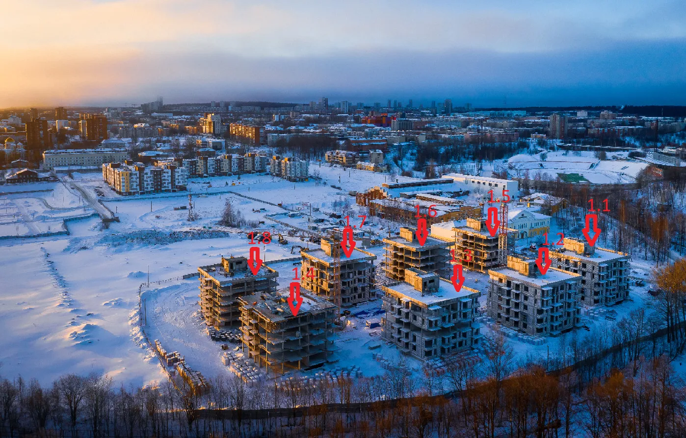 ЖК "Речка" ход строительства