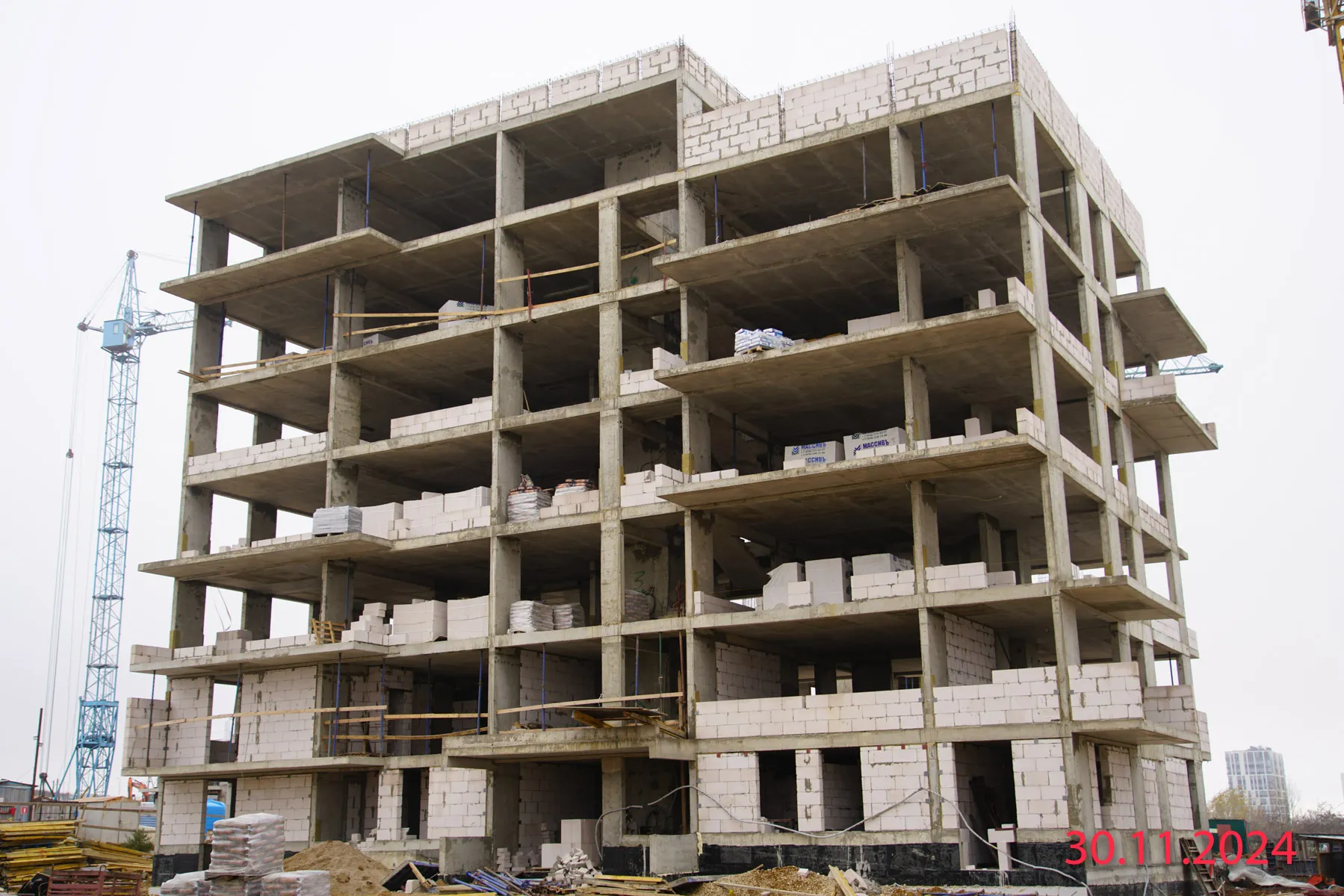 ЖК ГОРИЗОНТЫ ход строительства