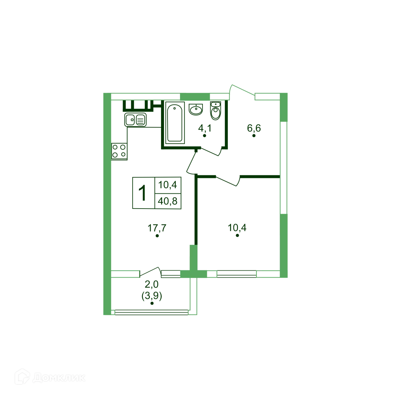 Фото квартиры в ЖК Жигулина роща