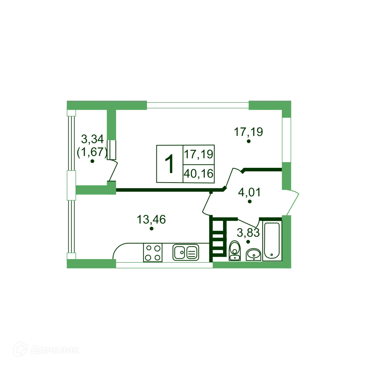 Фото квартиры в ЖК Жигулина роща