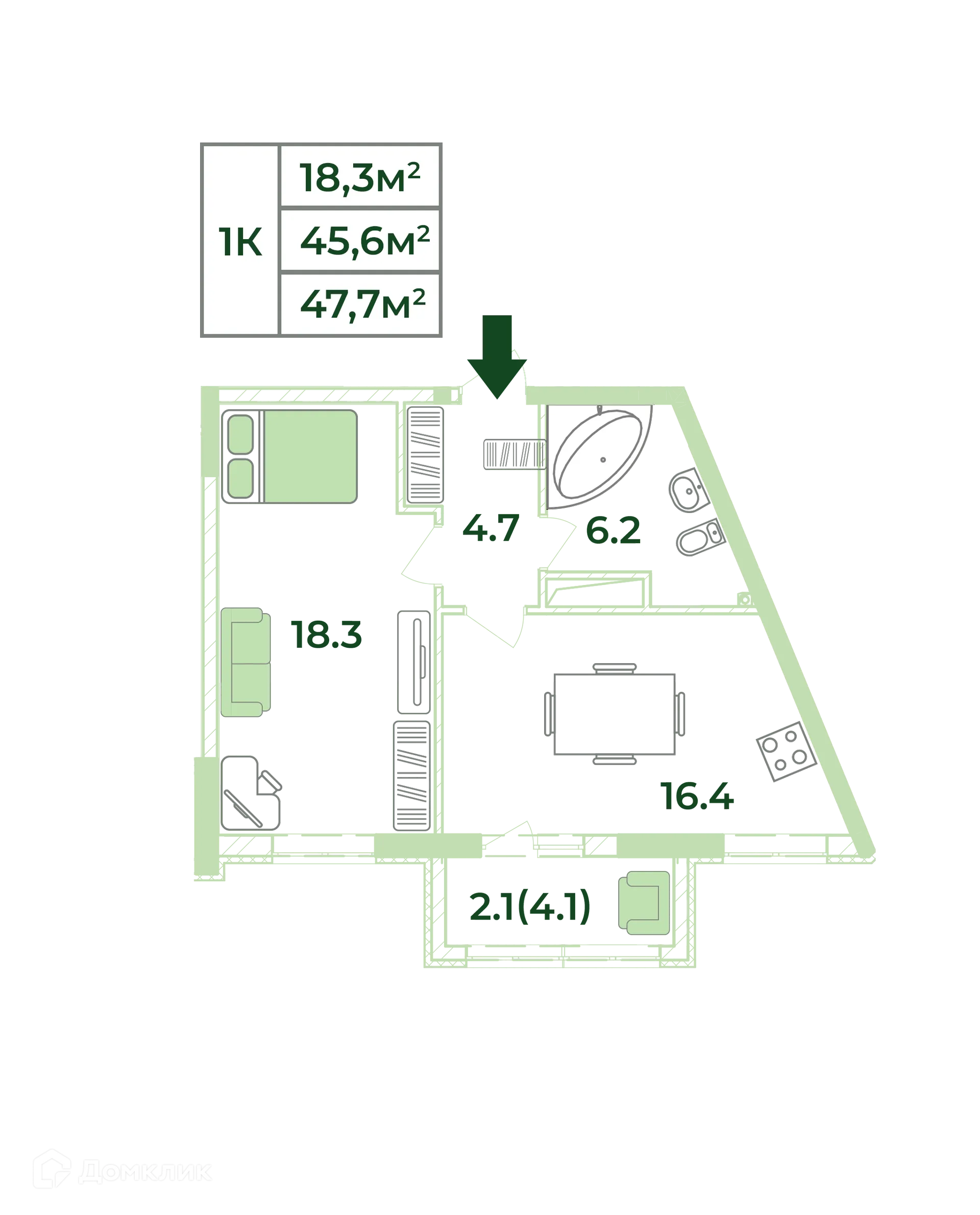 Фото квартиры в ЖК Жигулина роща