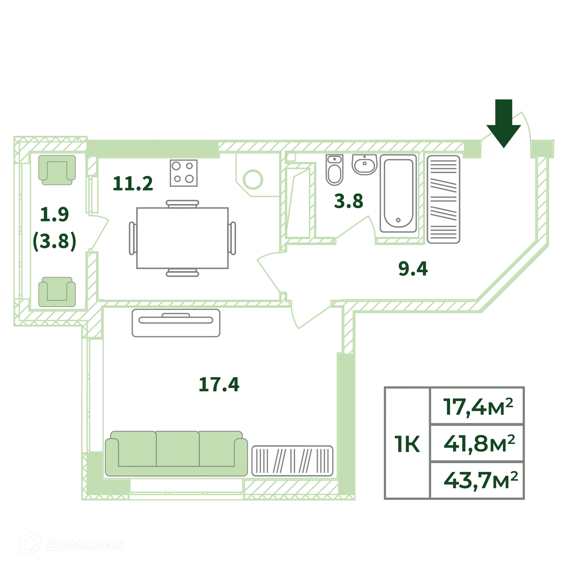Фото квартиры в ЖК Жигулина роща