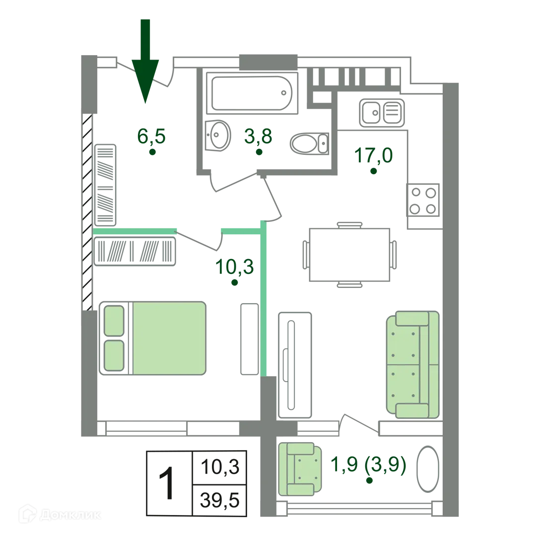 Фото квартиры в ЖК Жигулина роща