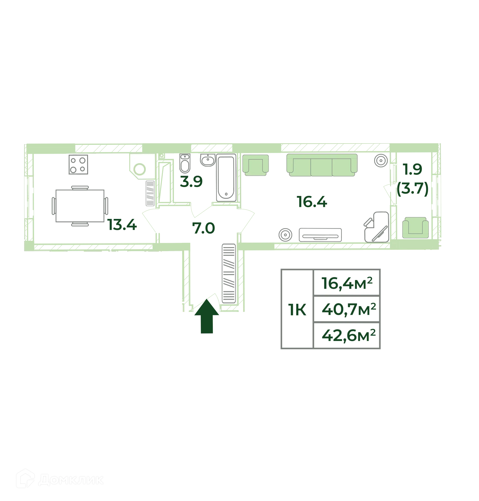 Фото квартиры в ЖК Жигулина роща