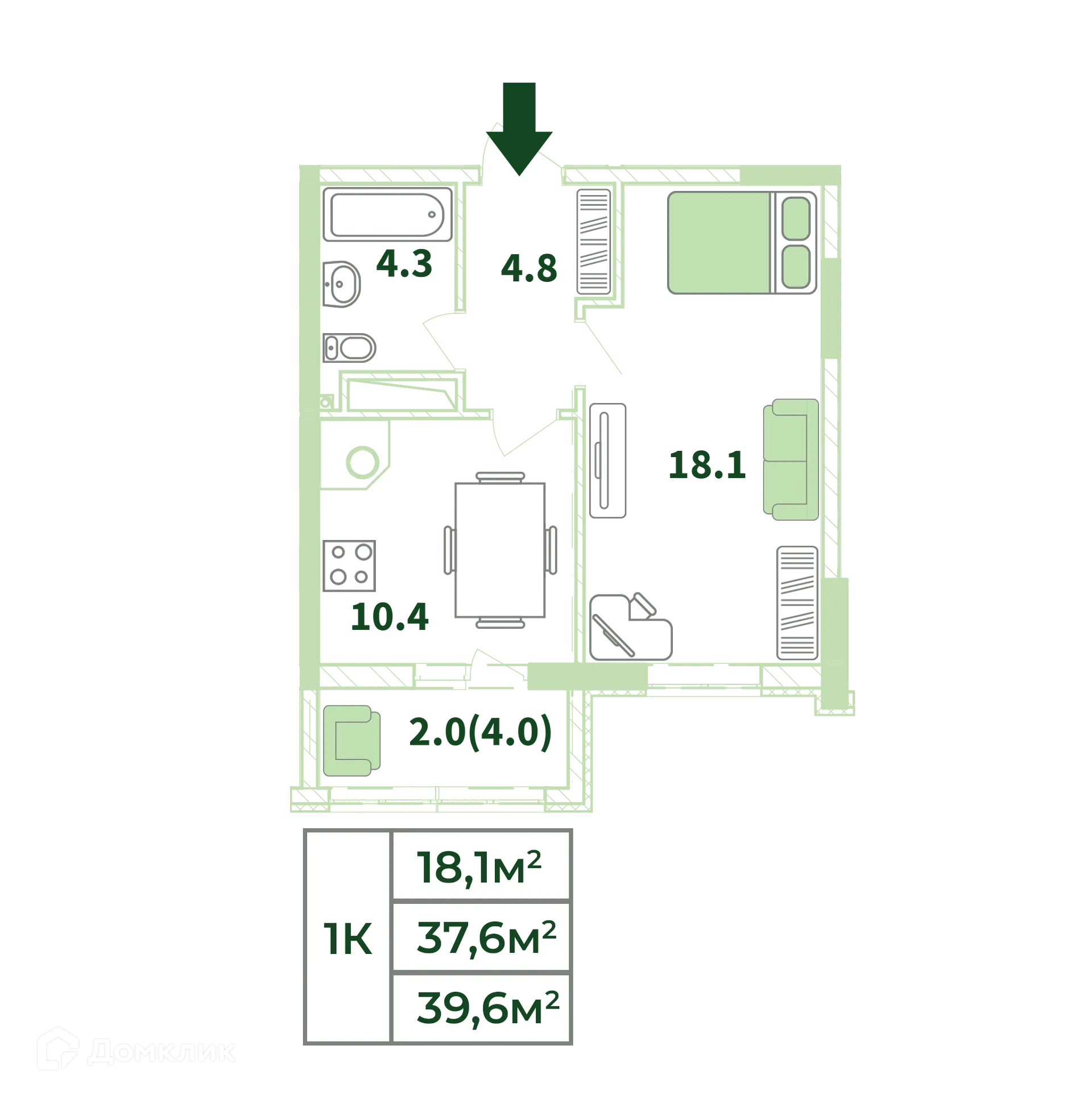 Фото квартиры в ЖК Жигулина роща