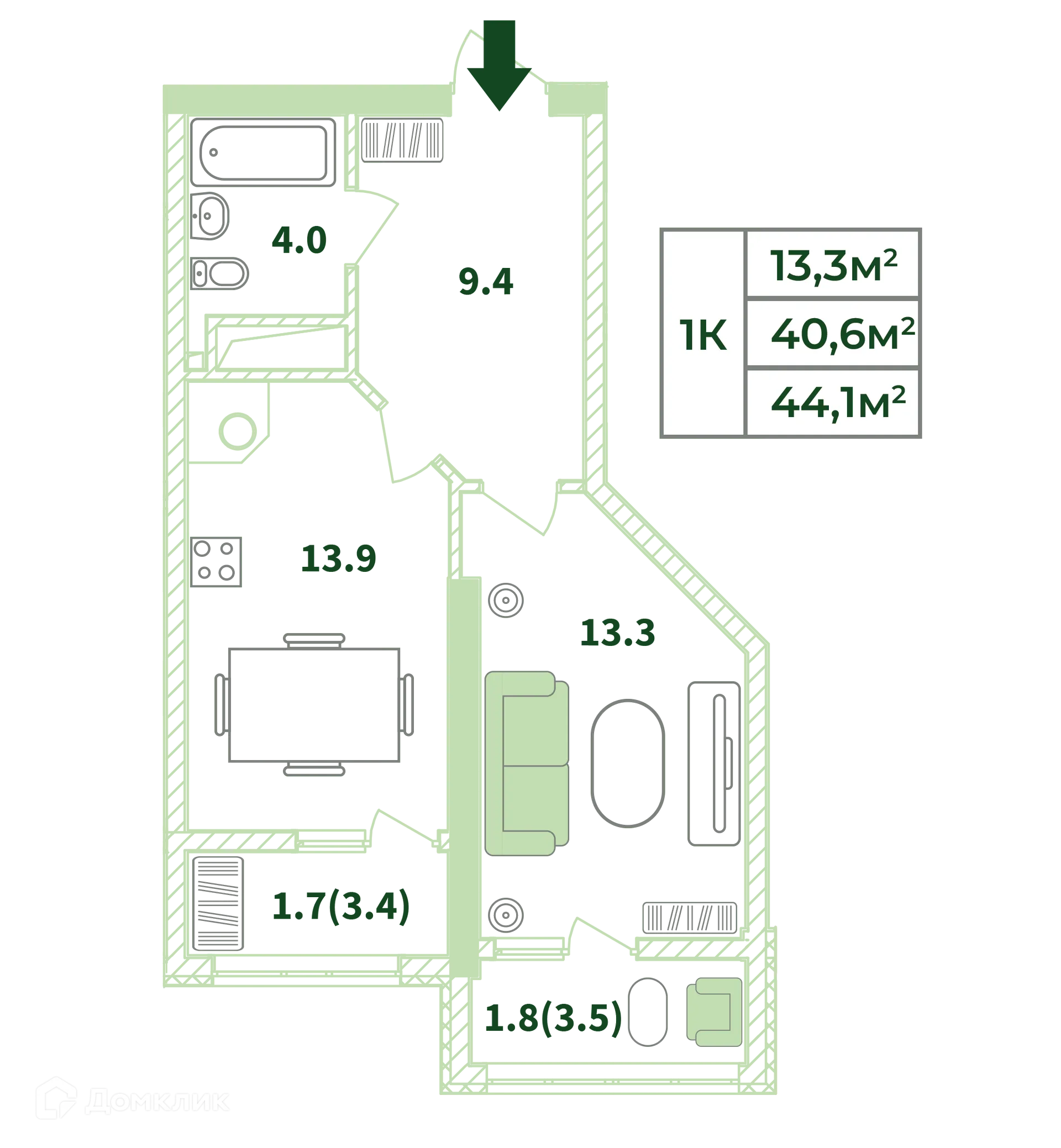 Фото квартиры в ЖК Жигулина роща