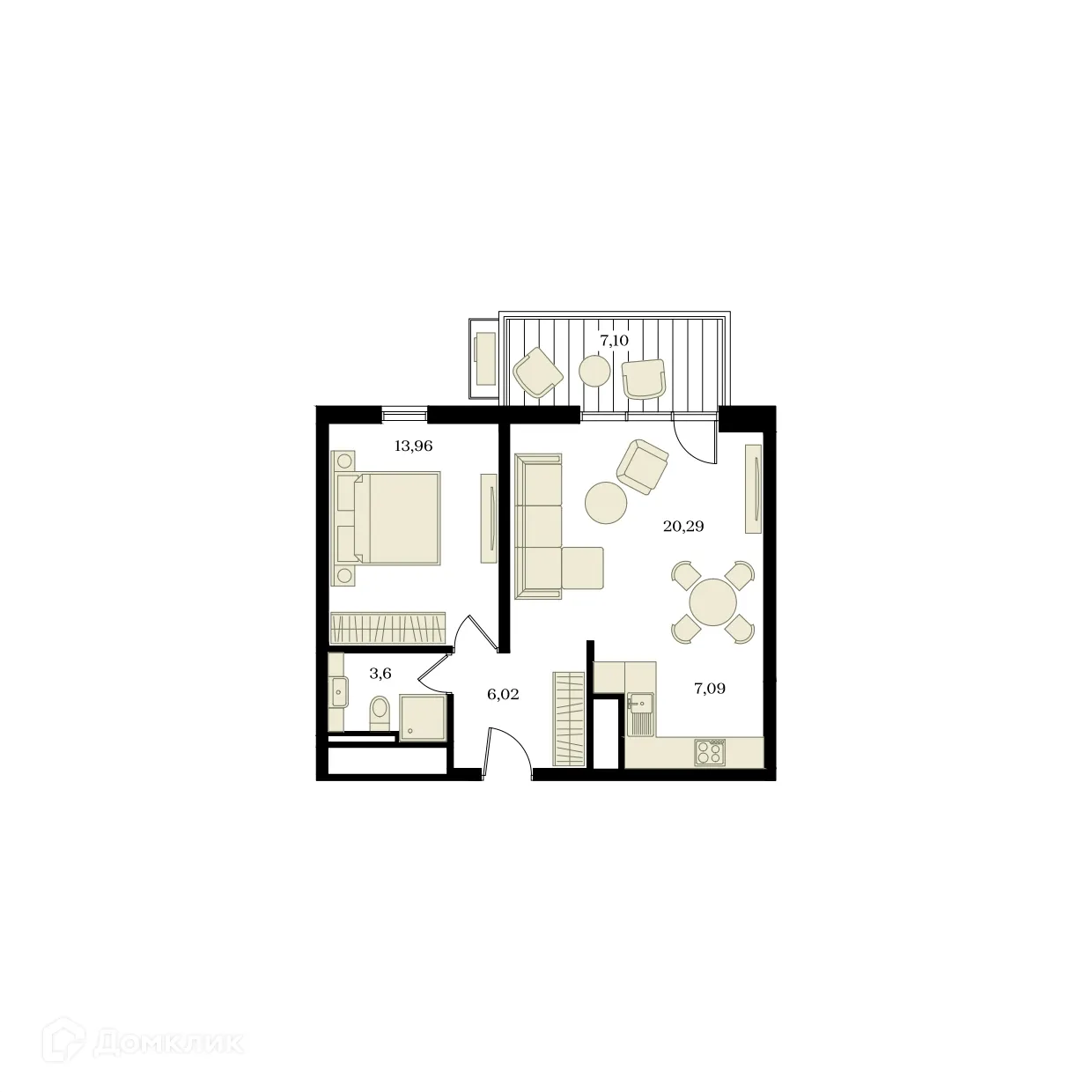 Фото квартиры в ЖК ЭДИКОН ПАРК