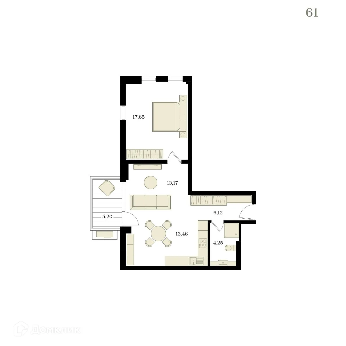 Фото квартиры в ЖК ЭДИКОН ПАРК